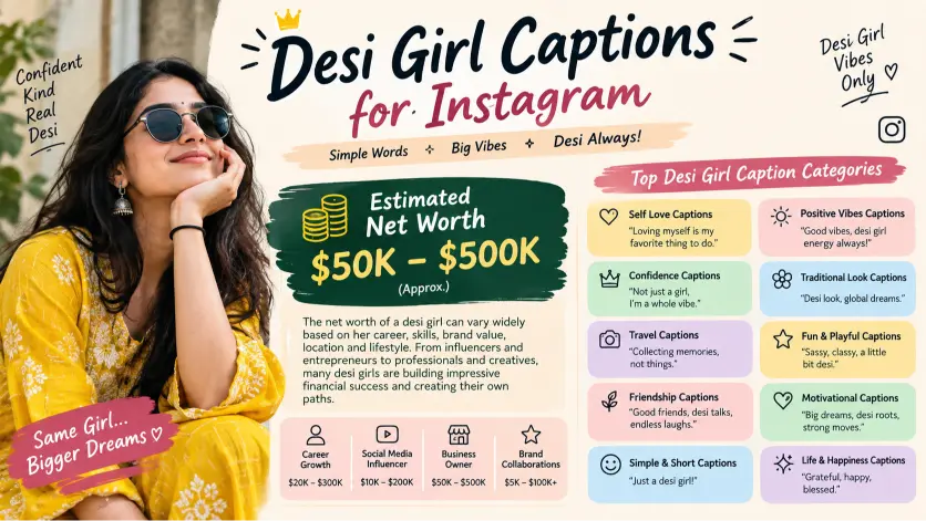 Best Desi Girl Captions