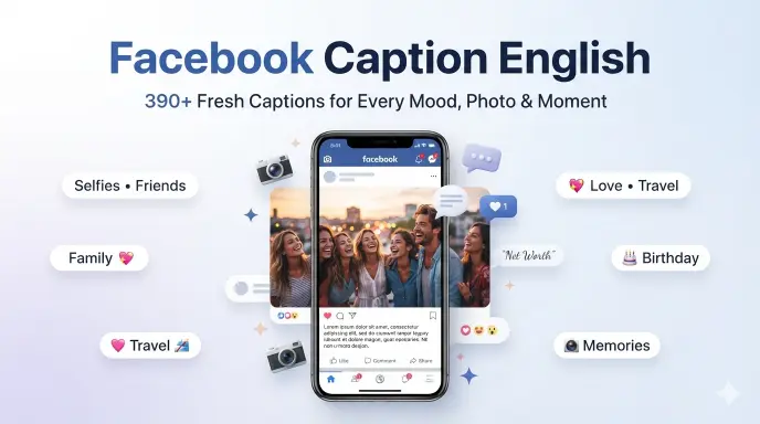 Facebook Caption English