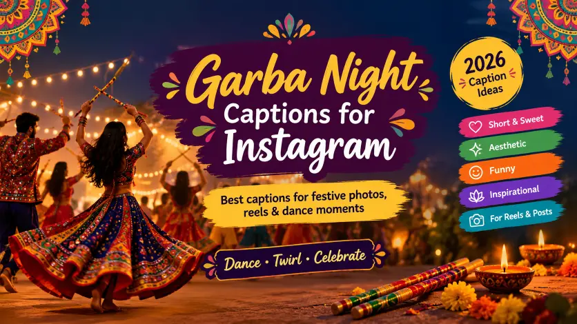 Garba Night Captions for Instagram