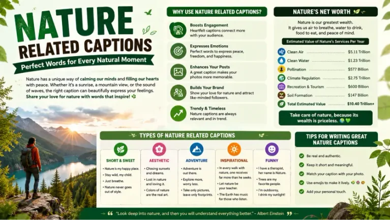 Nature Related Captions for Instagram