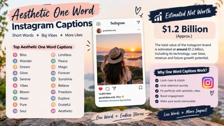One Word Instagram Captions
