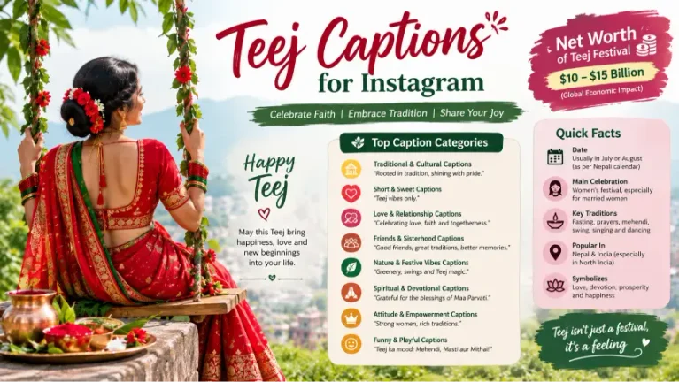 Teej Captions for Instagram