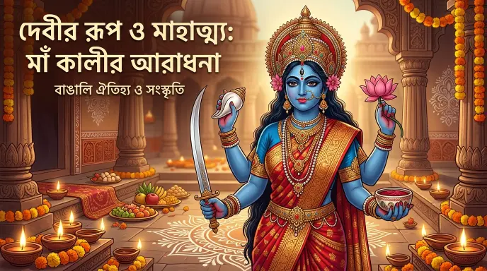 Beautiful Maa Kali Caption