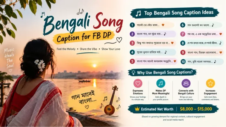 Bengali Song Caption for FB DP