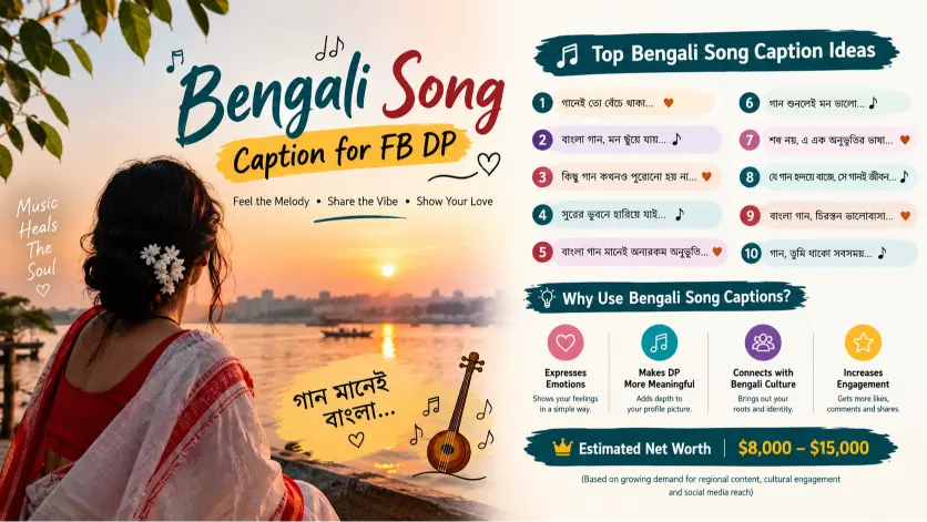 Bengali Song Caption for FB DP