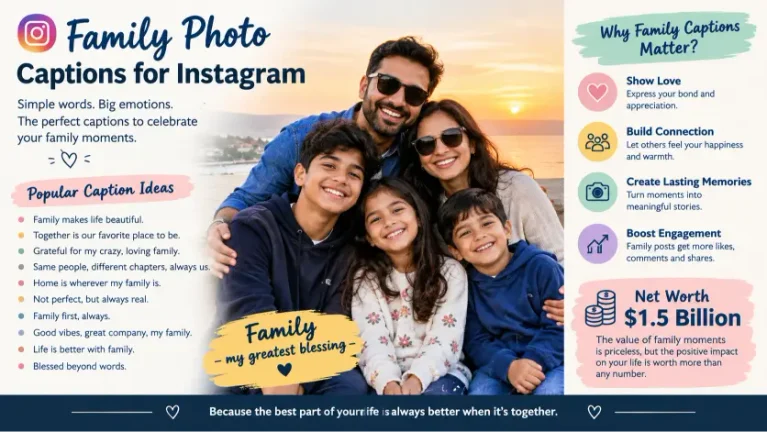 Best Family Photo Captions