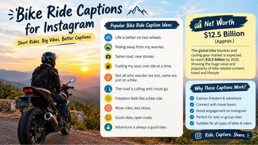 Bike Lover Captions