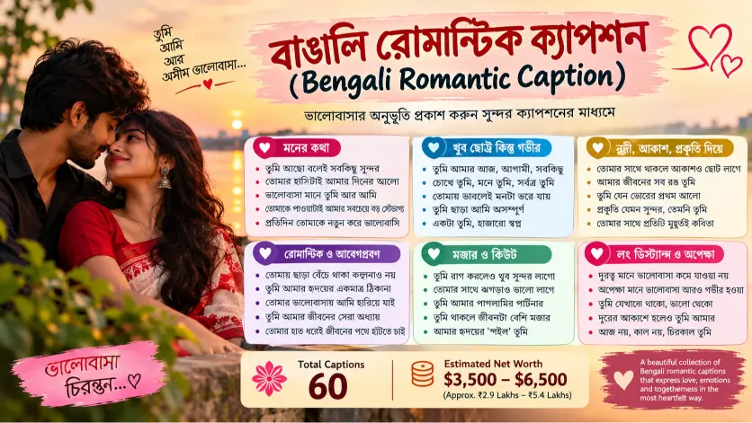 Deep Bengali Love Captions
