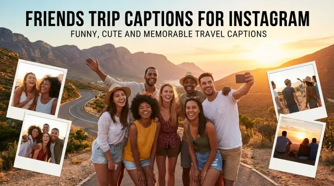 Friends Trip Captions for Instagram