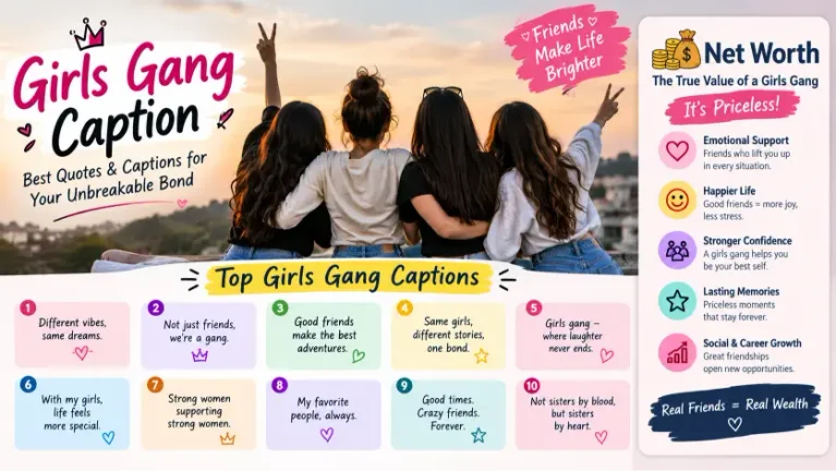 Girls Gang Caption