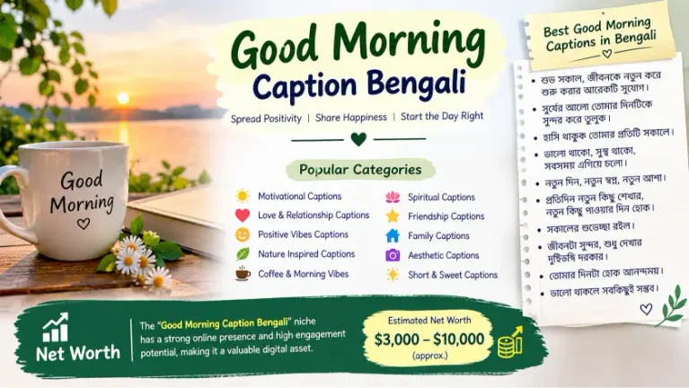 Good Morning Caption Bengali