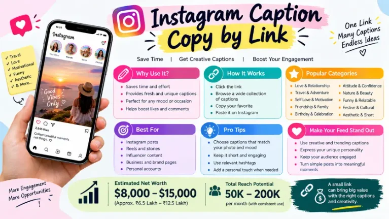 Copy Instagram Captions by Link