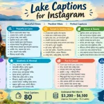 Lake View Captions for Instagram