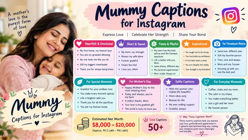 Mummy Captions for Instagram