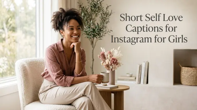 Short Self Love Captions for Instagram for Girl